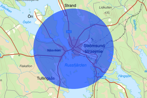 Strömsund 13 december 18.43, Trafikolycka, Strömsund