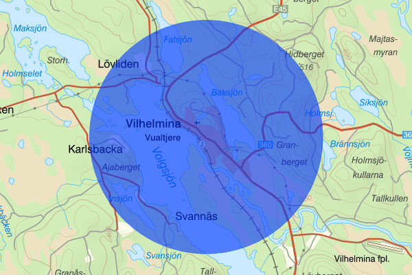 Vilhelmina 13 december 20.12, Trafikkontroll, Vilhelmina