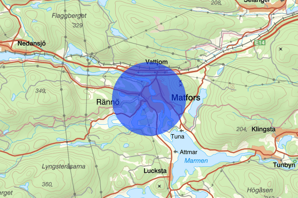 Matfors 14 december 16.33, Trafikolycka, Sundsvall