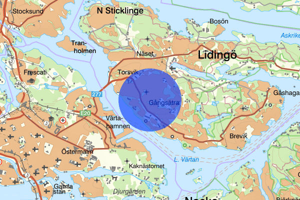 Mosstorp 16 december 17.57, Larm Inbrott, Lidingö