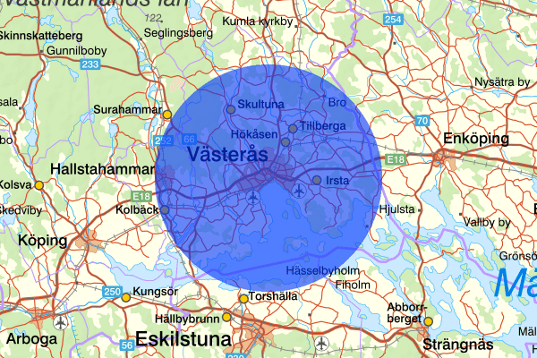 Västerås 17 december 10.01, Trafikolycka, personskada, Västerås