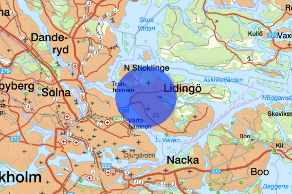 Torsvik 17 december 20.41, Brand, Lidingö