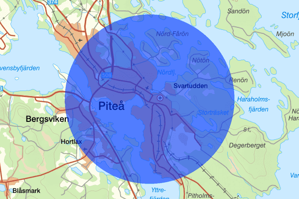 Piteå 19 december 16.33, Brand, Piteå