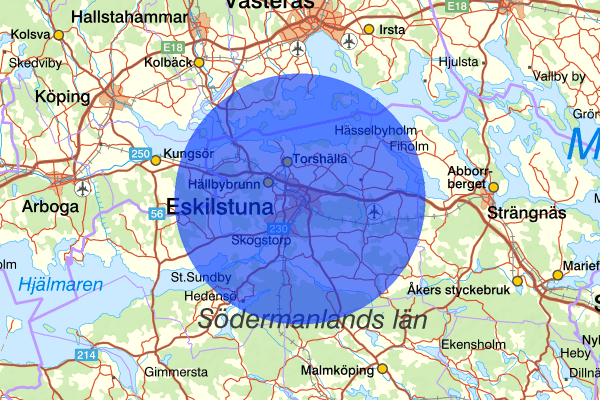 Eskilstuna 20 december 18.23, Anträffad död, Eskilstuna