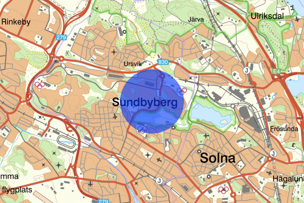 Hallonbergen 21 december 21.11, Rån, Sundbyberg