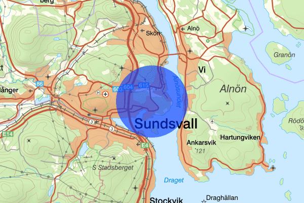 Skönsberg 22 december 13.34, Trafikolycka, Sundsvall