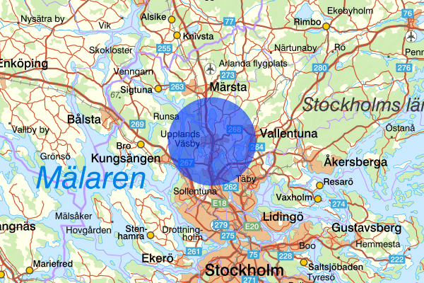  22 december 20.47, Larm Överfall, Upplands väsby