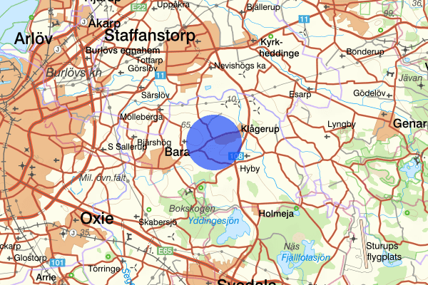 Malmövägen 30 december 16.19, Rån övrigt, Svedala