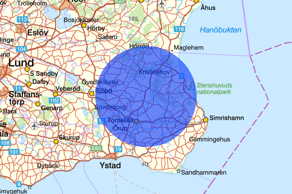  02 januari 00.55, Skadegörelse, Tomelilla