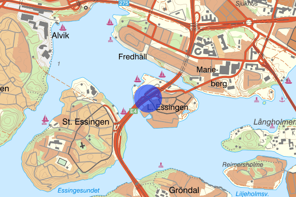 Essingeleden 03 januari 16.19, Trafikolycka, Stockholm