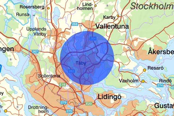  04 januari 09.15, Brand, Täby