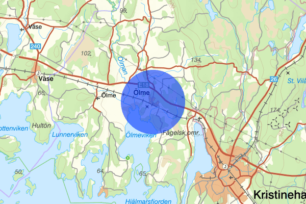 Ölme 04 januari 16.21, Trafikhinder, Kristinehamn