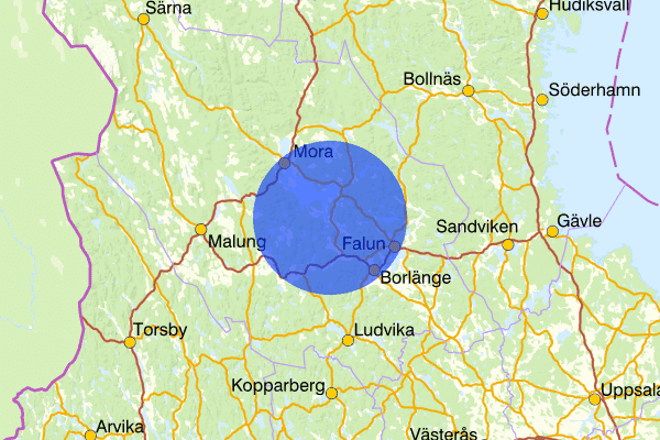  04 januari 20.33, Trafikolycka, personskada, Leksand