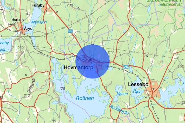 Hovmantorp 05 januari 00.47, Trafikolycka, Lessebo