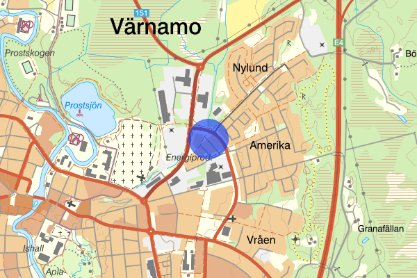 Vråenvägen 05 januari 18.33, Trafikolycka, Värnamo