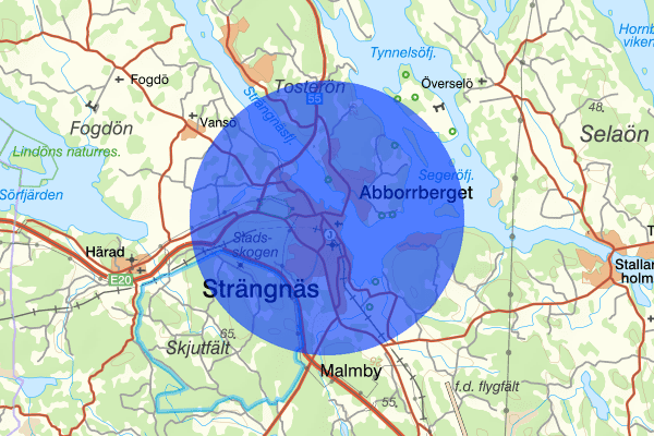 Strängnäs 05 januari 18.33, Trafikolycka, Strängnäs