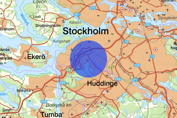 Segeltorp 06 januari 04.49, Våld/hot mot tjänsteman, Huddinge