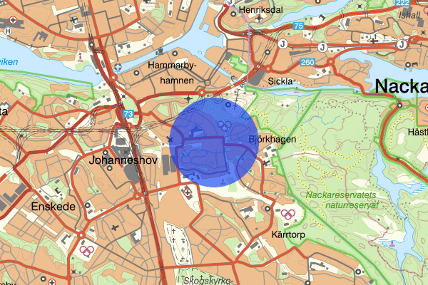 Hammarbyhöjden 07 januari 09.52, Brand, Stockholm