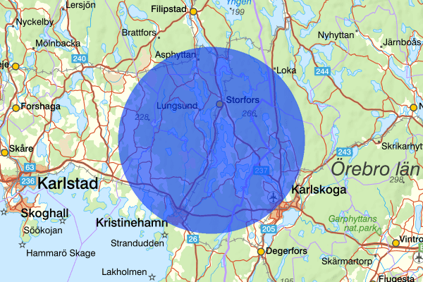  12 januari 07.47, Sammanfattning natt, Värmlands län