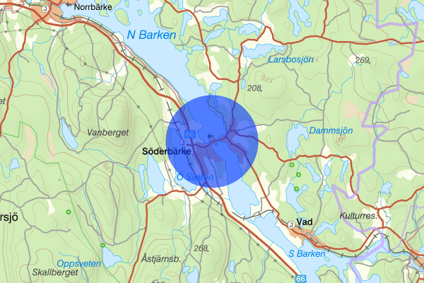 Söderbärke 16 januari 12.53, Trafikolycka, Smedjebacken