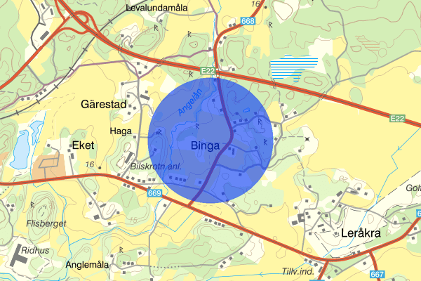 Edestadsvägen 16 januari 13.53, Trafikolycka, Ronneby