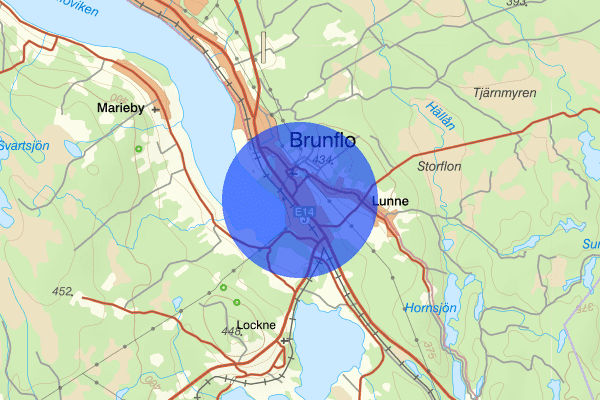 Brunflo 18 januari 14.21, Trafikolycka, Östersund