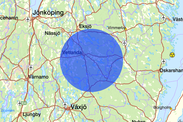  18 januari 17.26, Trafikolycka, Vetlanda