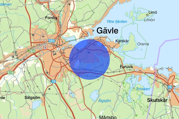 Bomhus 19 januari 22.41, Rån, Gävle