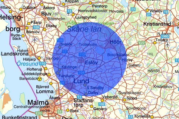  23 januari 02.17, Olovlig körning, Eslöv