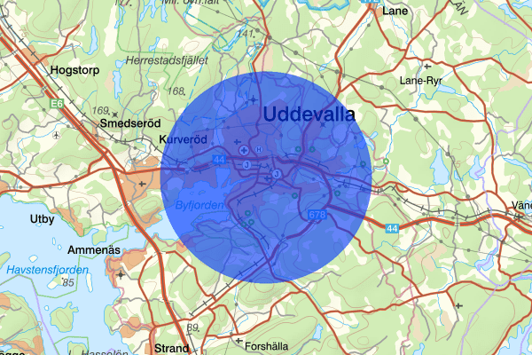 Uddevalla 23 januari 17.45, Trafikolycka, Uddevalla