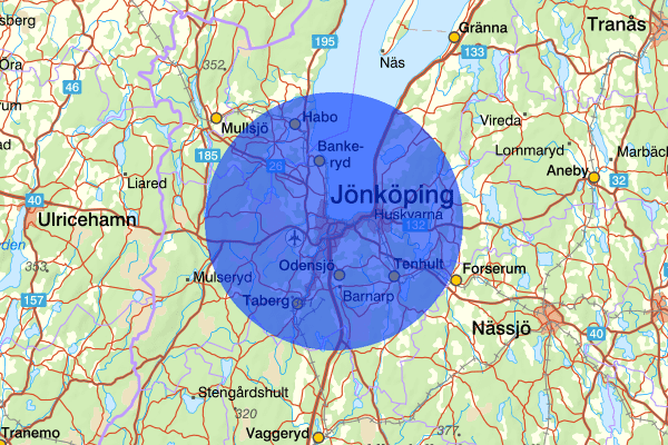 Jönköping 23 januari 19.53, Brand, Jönköping