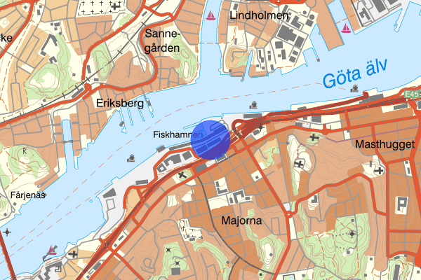 Fiskhamnen 25 januari 03.40, Olaga hot, Göteborg